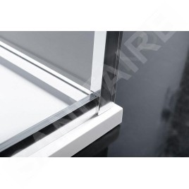 Polysan Easy Line - Paroi de douche latérale 800x1900 mm, verre clair EL3215