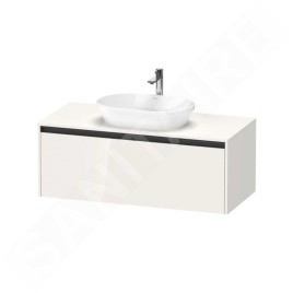 Duravit Ketho.2 - Meuble sous lavabo 459x1200x550 mm, 1 tiroir, blanc brillant K24887022220000