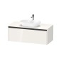 Duravit Ketho.2 - Meuble sous lavabo 459x1200x550 mm, 1 tiroir, blanc brillant K24887022220000 Duravit Ketho.2 - Meuble sous lavabo 459x1200x550 mm, 1 tiroir, blanc brillant K24887022220000