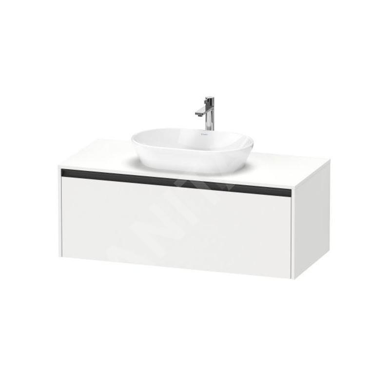 Duravit Ketho.2 - Meuble de lavabo avec découpe 459x1200x550 mm, 1 tiroirs, blanc mat K24887018180000 Duravit Ketho.2 - Meuble de lavabo avec découpe 459x1200x550 mm, 1 tiroirs, blanc mat K24887018180000