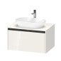 Duravit Ketho.2 - Meuble sous lavabo 459x800x550 mm, 1 tiroir, blanc brillant K24885022220000 Duravit Ketho.2 - Meuble sous lavabo 459x800x550 mm, 1 tiroir, blanc brillant K24885022220000
