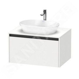 Duravit Ketho.2 - Meuble de lavabo avec découpe 459x800x550 mm, 1 tiroirs, blanc mat K24885018180000