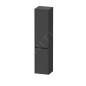 Duravit Ketho.2 - Armoire haute 1760x400x360 mm, 2 portes, charnières à gauche, graphite mat K21329L49490000