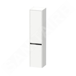 Duravit Ketho.2 - Armoire haute 1760x400x360 mm, 2 portes, charnières à droite, blanc mat K21329R18180000
