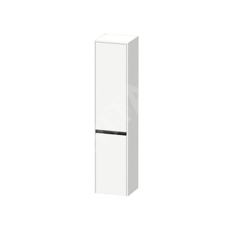 Duravit Ketho.2 - Armoire haute 1760x400x360 mm, 2 portes, charnières à droite, blanc mat K21329R18180000