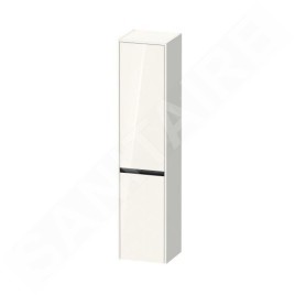 Duravit Ketho.2 - Armoire haute 1760x400x360 mm, 2 portes, charnières à gauche, blanc brillant K21329L22220000