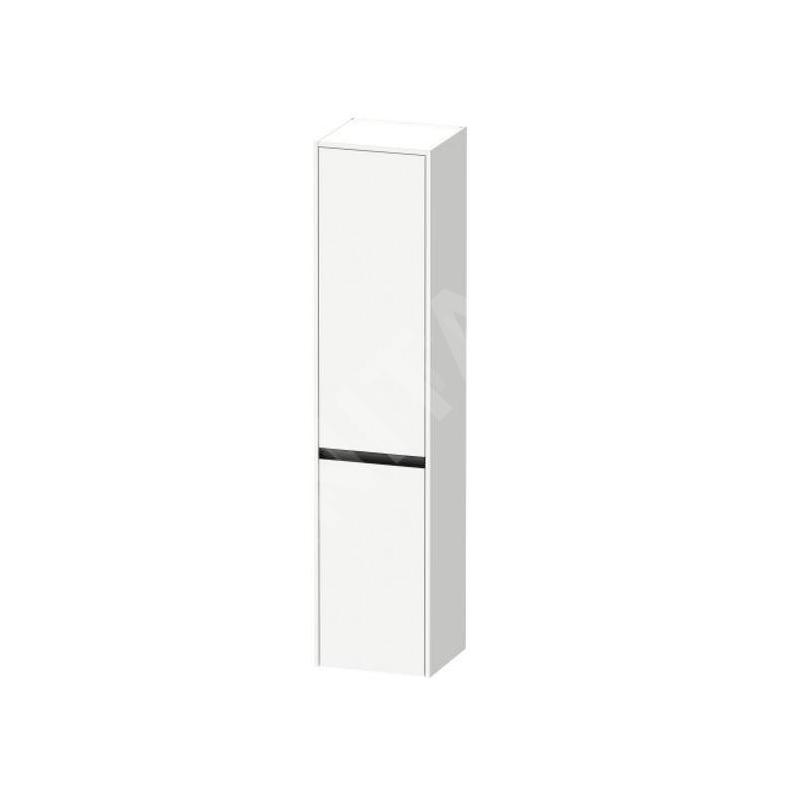 Duravit Ketho.2 - Armoire haute 1760x400x360 mm, 2 portes, charnières à droite, blanc mat K21329L18180000