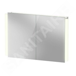 Duravit Ketho.2 - Armoire de toilette avec éclairage LED, 700x1000x157 mm, 2 portes K27137000001000
