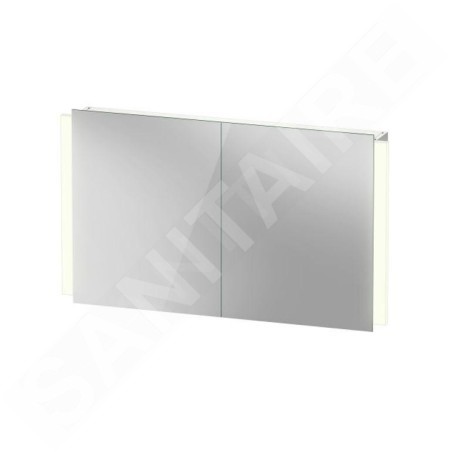 Duravit Ketho.2 - Armoire de toilette avec éclairage LED, 700x1200x157 mm, 2 portes K27138000001000