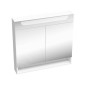 Ravak Classic II - Armoire de toilette avec éclairage LED, 800x140x760 mm, 2 portes, blanc brillant X000001471 Ravak Classic II - Armoire de toilette avec éclairage LED, 800x140x760 mm, 2 portes, blanc brillant X000001471