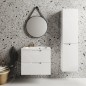 Ravak Classic II - Armoire haute, 1600x400x260 mm, 2 portes, charnières à droite, blanc brillant X000001474