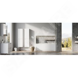 Ravak Classic II - Armoire haute, 1600x400x260 mm, 2 portes, charnières à gauche, blanc brillant X000001472
