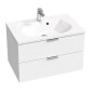 Ravak Rosa II - Meuble lavabo 756x484x470 mm, 2 tiroirs, blanc brillant X000001495 Ravak Rosa II - Meuble lavabo 756x484x470 mm, 2 tiroirs, blanc brillant X000001495