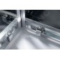 Polysan Easy Line - Paroi de douche 800 x 800 mm, aluminium/verre clair EL5215