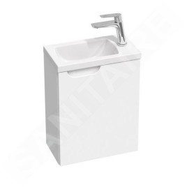 Ravak Classic II - Meuble-vasque 396x216x500 mm, 1 porte, charnières à gauche, blanc brillant X000001484
