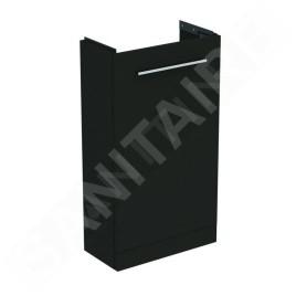 Ideal Standard i.Life S - Meuble de lavabo, 410x740x205 mm, 1 porte, gris carbone mat T5005NV