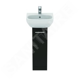 Ideal Standard i.Life A - Meuble de lavabo, 225x260x705 mm, 1 porte, gris carbone mat T5266NV