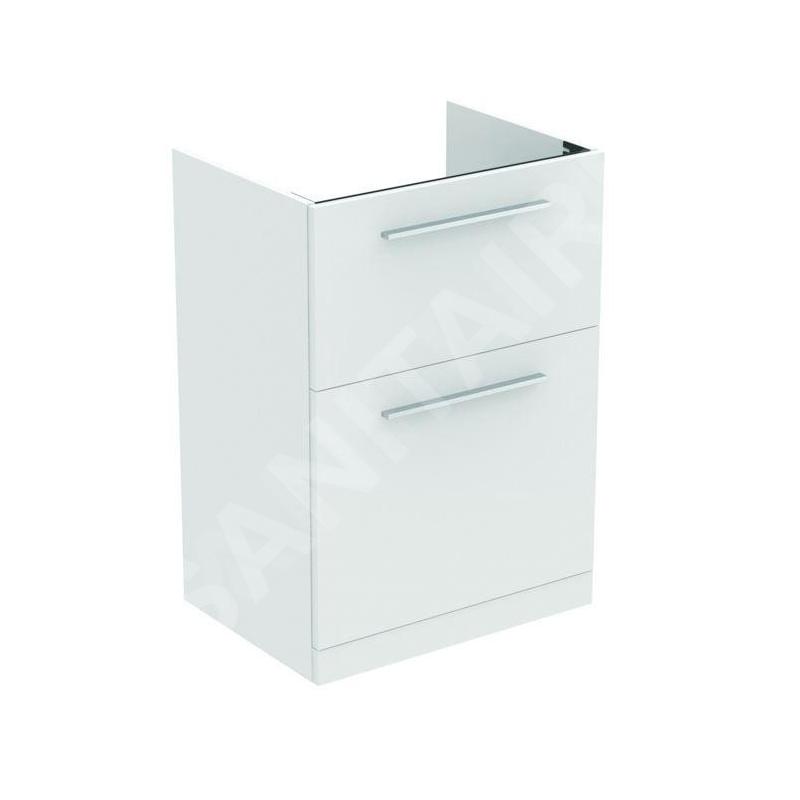 Ideal Standard i.Life A - Meuble de lavabo, 600x440x853 mm, 2 tiroirs, blanc mat T5273DU