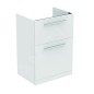 Ideal Standard i.Life A - Meuble de lavabo, 600x440x853 mm, 2 tiroirs, blanc mat T5273DU