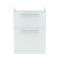 Ideal Standard i.Life A - Meuble de lavabo, 600x440x853 mm, 2 tiroirs, blanc mat T5273DU