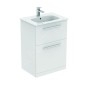 Ideal Standard i.Life A - Meuble de lavabo, 600x440x853 mm, 2 tiroirs, blanc mat T5273DU