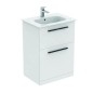 Ideal Standard i.Life A - Meuble de lavabo, 600x440x853 mm, 2 tiroirs, blanc mat T5273DU