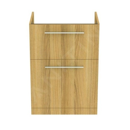 Ideal Standard i.Life A - Meuble de lavabo, 600x440x853 mm, 2 tiroirs, chêne naturel T5273NX