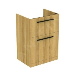 Ideal Standard i.Life A - Meuble de lavabo, 600x440x853 mm, 2 tiroirs, chêne naturel T5273NX