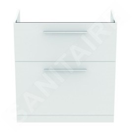 Ideal Standard i.Life A - Meuble de lavabo, 800x440x853 mm, 2 tiroirs, blanc mat T5274DU