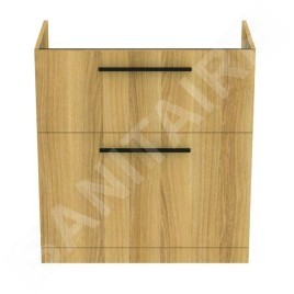 Ideal Standard i.Life A - Meuble de lavabo, 800x440x853 mm, 2 tiroirs, chêne naturel T5274NX