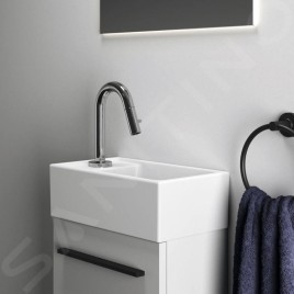 Ideal Standard i.Life S - Meuble de lavabo, 354x550x202 mm, 1 porte, blanc mat T5302DU
