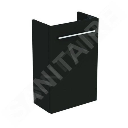 Ideal Standard i.Life S - Meuble de lavabo, 354x550x202 mm, 1 porte, gris carbone mat T5302NV