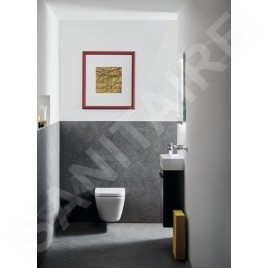 Ideal Standard i.Life S - Meuble de lavabo, 354x550x202 mm, 1 porte, gris carbone mat T5302NV