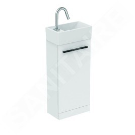 Ideal Standard i.Life S - Meuble de lavabo, 354x202x730 mm, 1 porte, blanc mat T5303DU