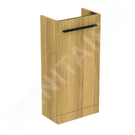 Ideal Standard i.Life S - Meuble de lavabo, 354x202x730 mm, 1 porte, chêne naturel T5303NX