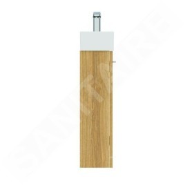 Ideal Standard i.Life S - Meuble de lavabo, 354x202x730 mm, 1 porte, chêne naturel T5303NX