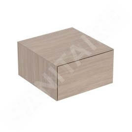 Geberit ONE - Meuble latéral 45x25x47 cm, 1 tiroirs, chêne 505.078.00.5
