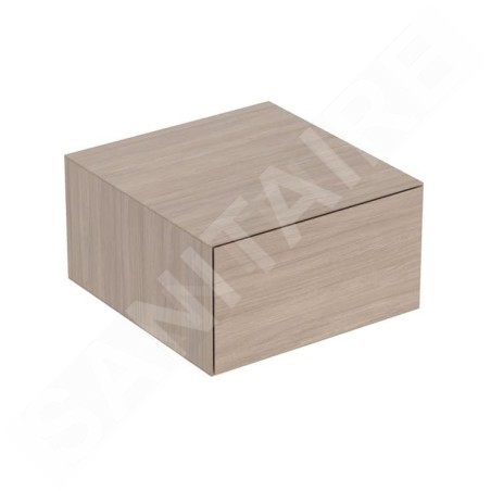 Geberit ONE - Meuble latéral 45x25x47 cm, 1 tiroirs, chêne 505.078.00.5