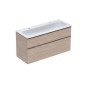 Geberit iCon - Meuble avec double lavabo, 118x48x63 cm, 2 tiroirs, chêne 502.338.JH.1 Geberit iCon - Meuble avec double lavabo, 118x48x63 cm, 2 tiroirs, chêne 502.338.JH.1