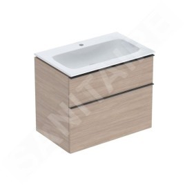 Geberit iCon - Armoire avec lavabo, 75x48x63 cm, 2 tiroirs, chêne 502.336.JH.1