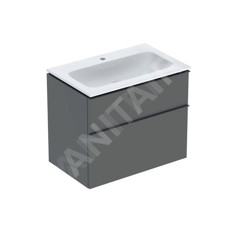 Geberit iCon - Armoire avec lavabo, 75x48x63 cm, 2 tiroirs, lave 502.336.JK.1 Geberit iCon - Armoire avec lavabo, 75x48x63 cm, 2 tiroirs, lave 502.336.JK.1