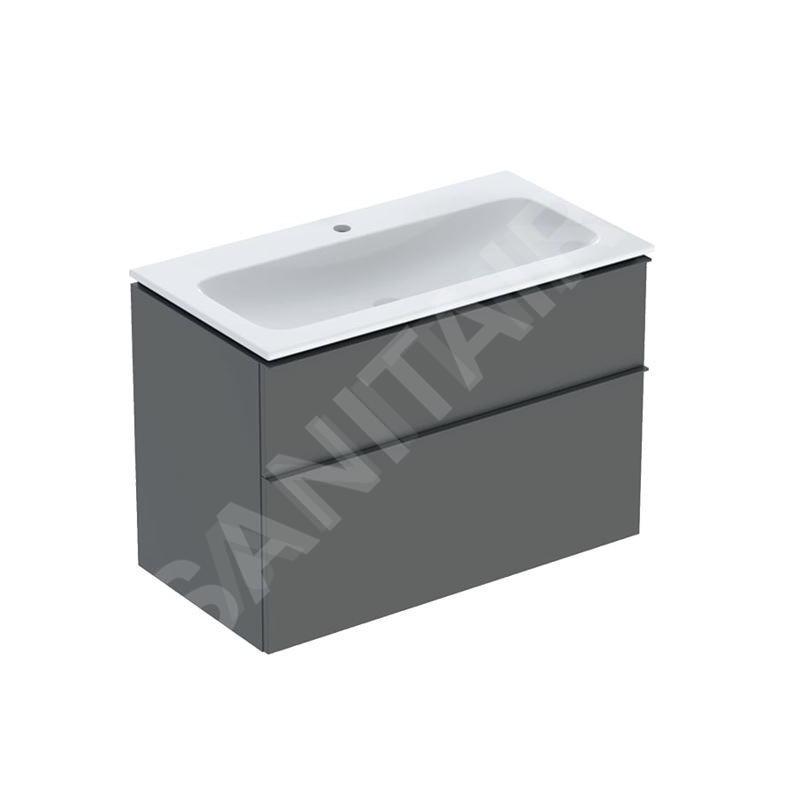 Geberit iCon - Armoire avec lavabo, 90x48x63 cm, 2 tiroirs, KeraTect, lave 502.333.JK.1 Geberit iCon - Armoire avec lavabo, 90x48x63 cm, 2 tiroirs, KeraTect, lave 502.333.JK.1