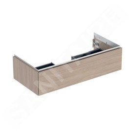 Geberit ONE - Meuble lavabo 104x27x47 cm, 1 tiroir, chêne 505.074.00.5