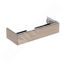 Geberit ONE - Meuble lavabo 118x27x47 cm, 1 tiroir, chêne 505.075.00.5