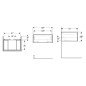 Geberit ONE - Meuble lavabo 59x27x47 cm, 1 tiroir, chêne 505.071.00.5 Geberit ONE - Meuble lavabo 59x27x47 cm, 1 tiroir, chêne 505.071.00.5