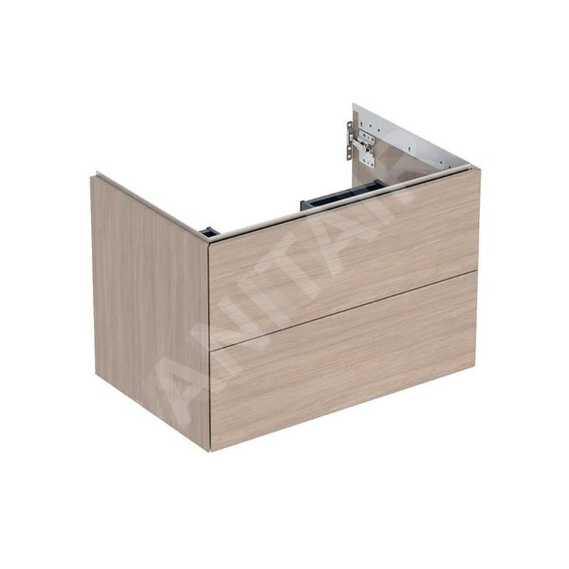 Geberit ONE - Meuble lavabo 74x50x47 cm, 2 tiroirs, chêne 505.262.00.5 Geberit ONE - Meuble lavabo 74x50x47 cm, 2 tiroirs, chêne 505.262.00.5