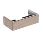 Geberit ONE - Meuble lavabo 89x27x47 cm, 1 tiroir, chêne 505.073.00.5
