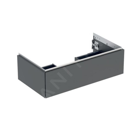 Geberit ONE - Meuble lavabo 89x27x47 cm, 1 tiroir, lave 505.073.00.3