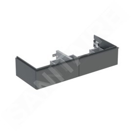Geberit iCon - Meuble lavabo, 118x25x48 cm, 2 tiroirs, lave 502.314.JK.1