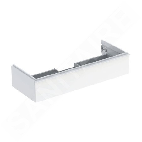 Geberit iCon - Meuble lavabo, 118x25x48 cm, 1 tiroir, blanc brillant 502.313.01.1